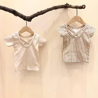 2022 new baby summer short sleeve t shirt cute infant cotton t shirt fashion girl tops kids tee toddler clothes 0 24m