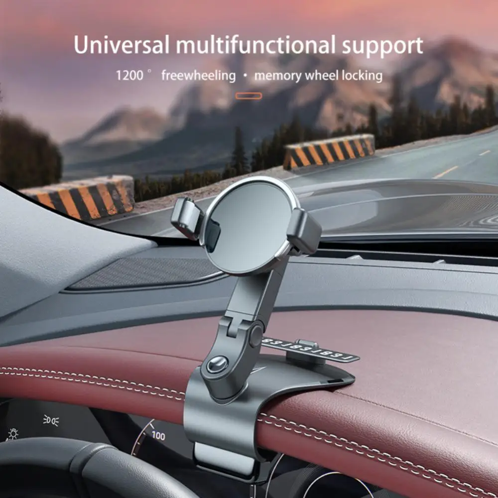 

Can Be Folded Mobile Phone Holder Multinational Car Accessories One-handed Operation Multi-function Ar Navigation Bracket