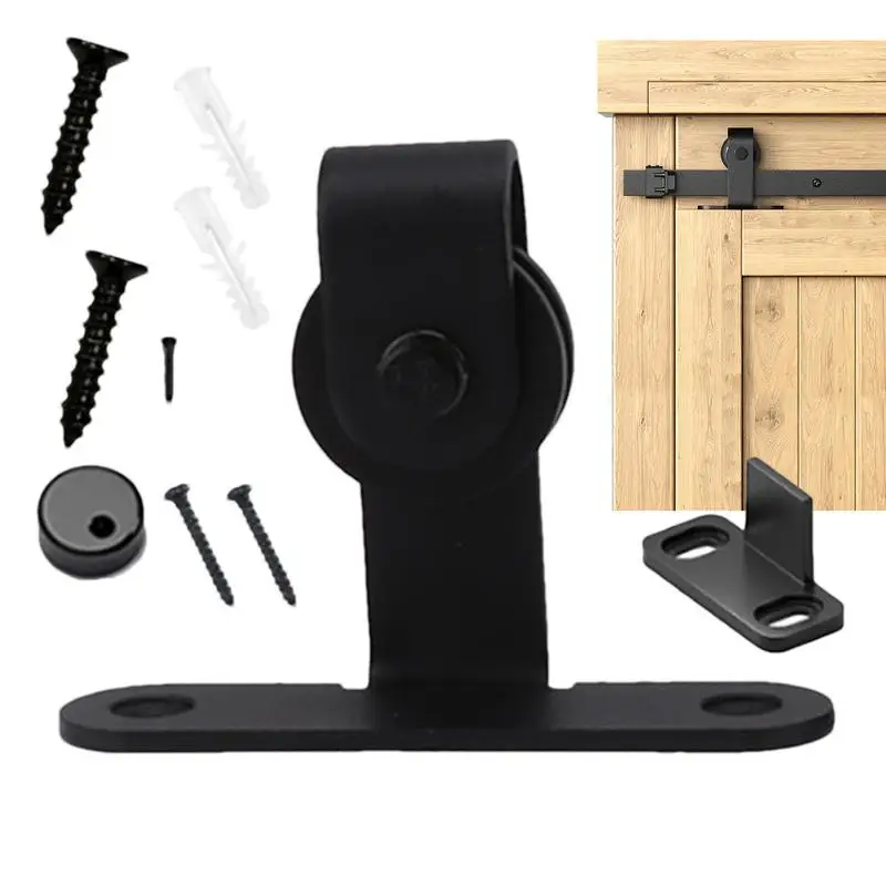 

Barn Door Hardware Furniture Sliding Door Hanging Rail Multifunctional Heavy Duty Hardware Organization Set For Household Supply