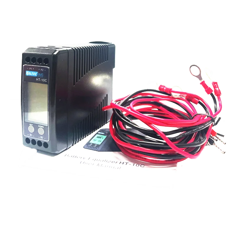 Heltec 12V LCD/LED Battery Equalizer Batteries Voltage Balance Lead Acid Battery Connected Parallel Series for 24/36/48V/96V