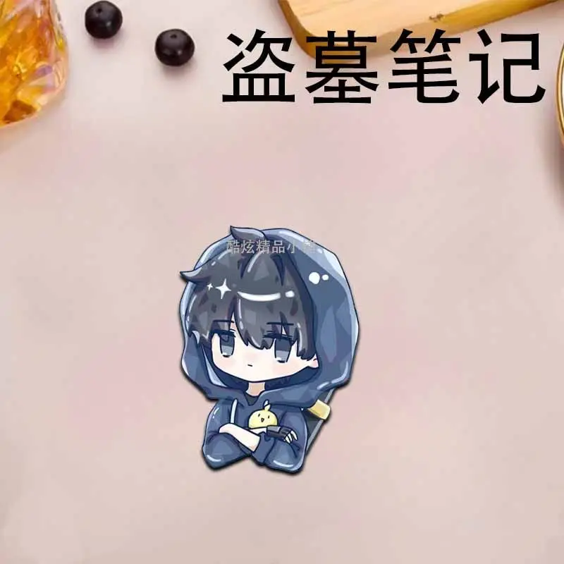 6 шт. Kroniki Grave Robbers Wu Xie Ky Zhang женские значки брошь модные креативные фигурки для