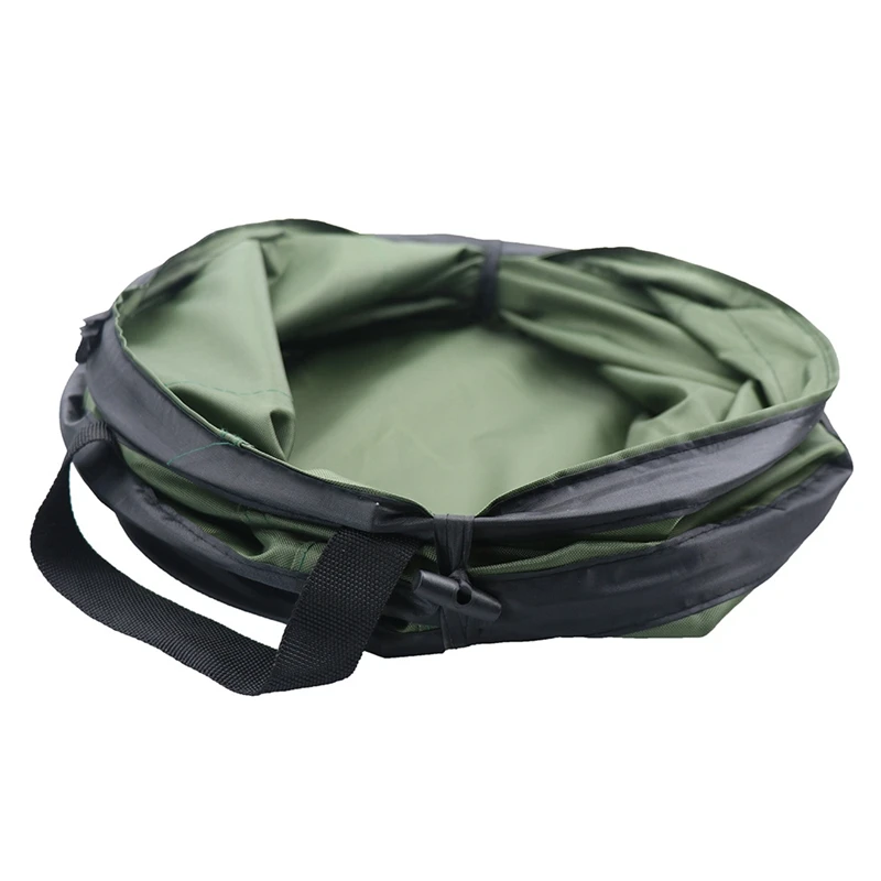 

Garbage Storage Trash Bag Portable Collapsible Garden Leaf Trash Can Flowers And For Garden Grass Collection