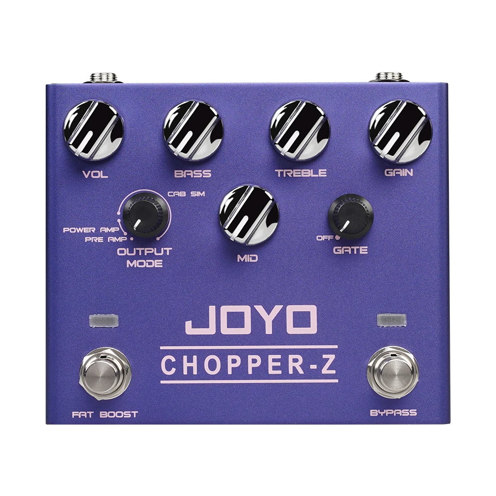 JOYO R-18 CHOPPER-Z Distortion Guitar Effect Pedal High Gain AMP Simulation Modern Metal Sound Noise Gate Guitar Accessories