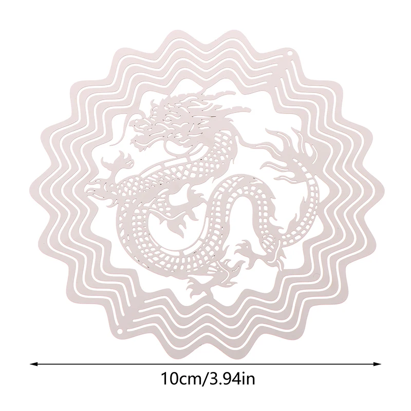 Сублимационный Спиннер Дракона Металлический Вращающийся Кулон Украшение Ловец