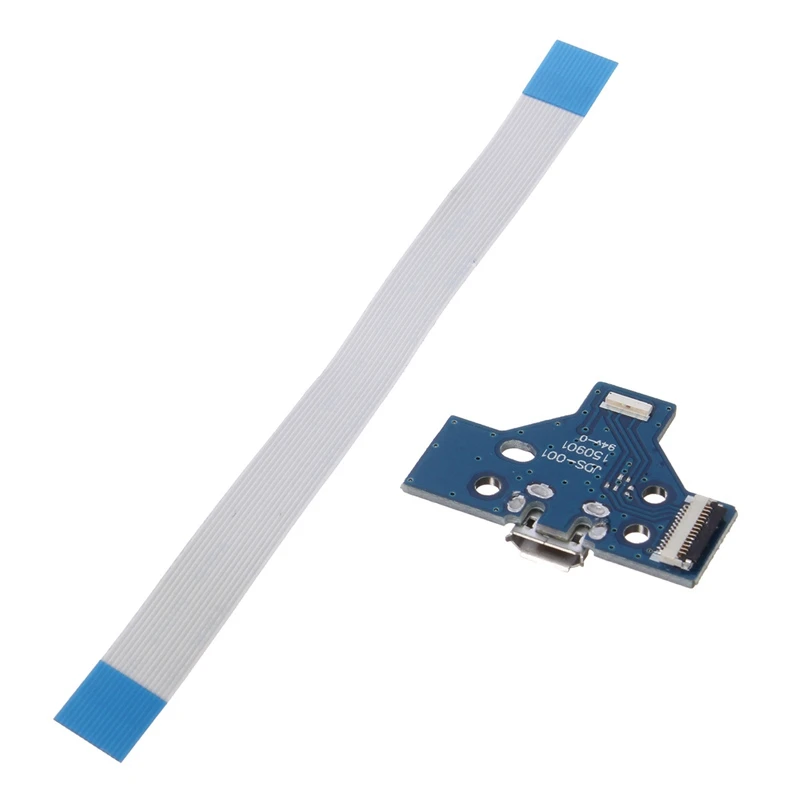 Набор из 2 контроллеров порта USB для зарядки Sony PS4 A227 - Jds-030 + кабель на 12 контактов и Jds-001 на 14 контактов.