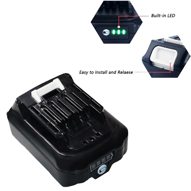 Для литий-ионного аккумулятора Makita 10 8 В 3 0/4 0/5 0 Ач 1973901 BL1021B BL1041B BL1015B BL1020B BL1040B