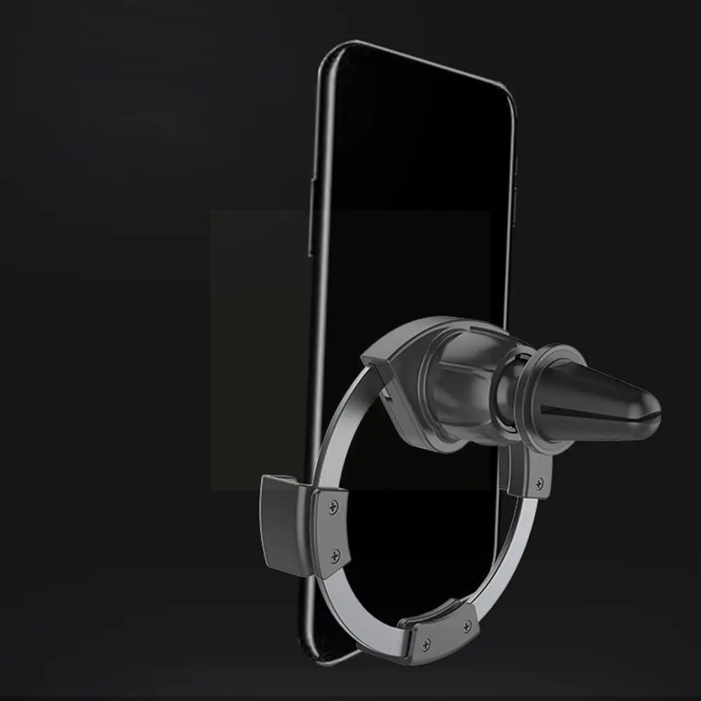 

Round Car Phone Holder 360 Degree Rotating Gravity Phone Bracket Air Vent Mount Car Charger Wireless For iPhone Xiaomi Hold Q9Q2