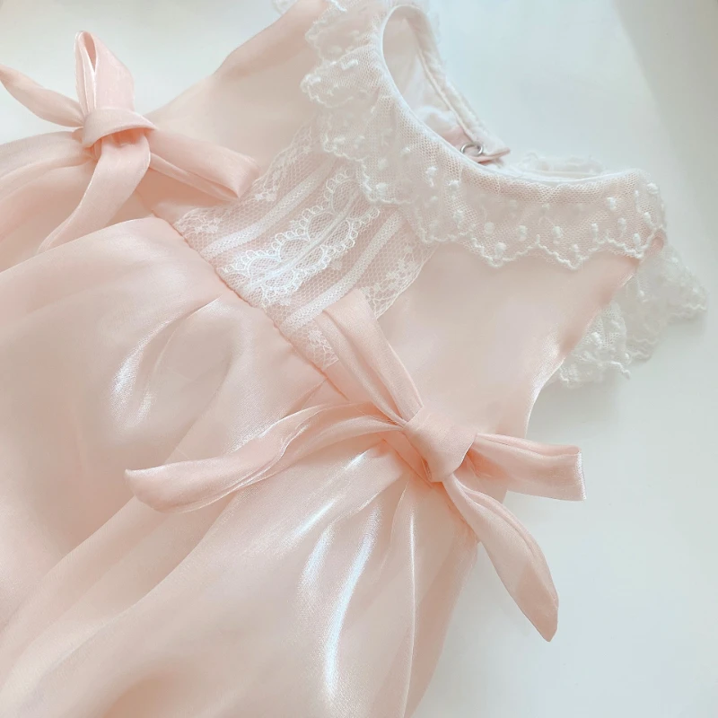 0-2 Years Old Baby Jumpsuit Short Sleeve Baby Girl Jumpsuit Rompers Jumpsuit Summer Thin Princess Lace Princess Dress