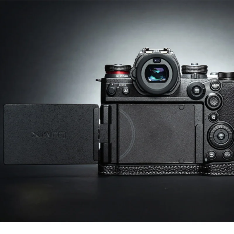Высококачественный чехол-сумка из натуральной кожи для камеры Panasonic LUMIX S1 RII  S1II (art.: 3920d98d4e50b) - 3920d98d4e50b
