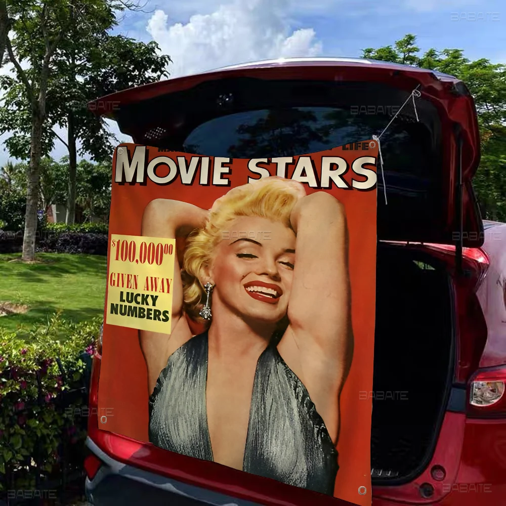 Marilyn Monroe высококачественный баннер печать художественной атмосферы стиль флаг