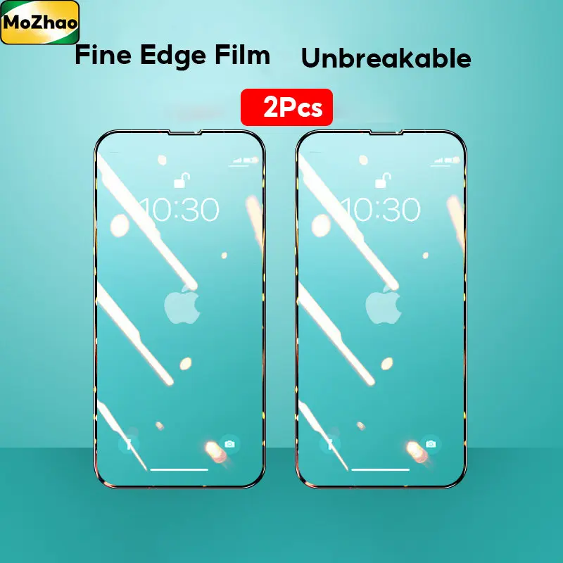 MoZhao Thin Edge Ultra Clear Tempered Film IPhone11 12 13 14 ProMAX Phone Film Full Screen Coverage Anti-fall Explosion-proof