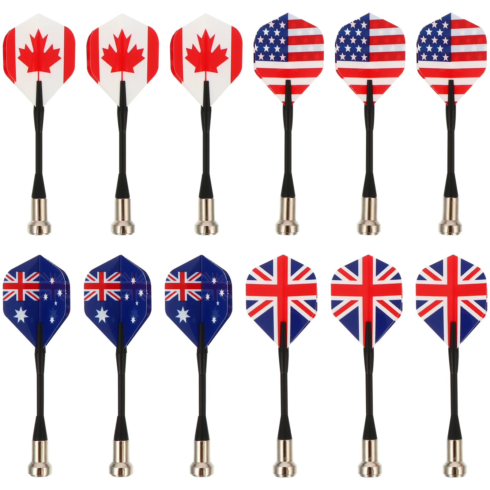 

12 Pcs Flag Replacement Out Door Toys Magnetic Safe Safety Kids Target Game