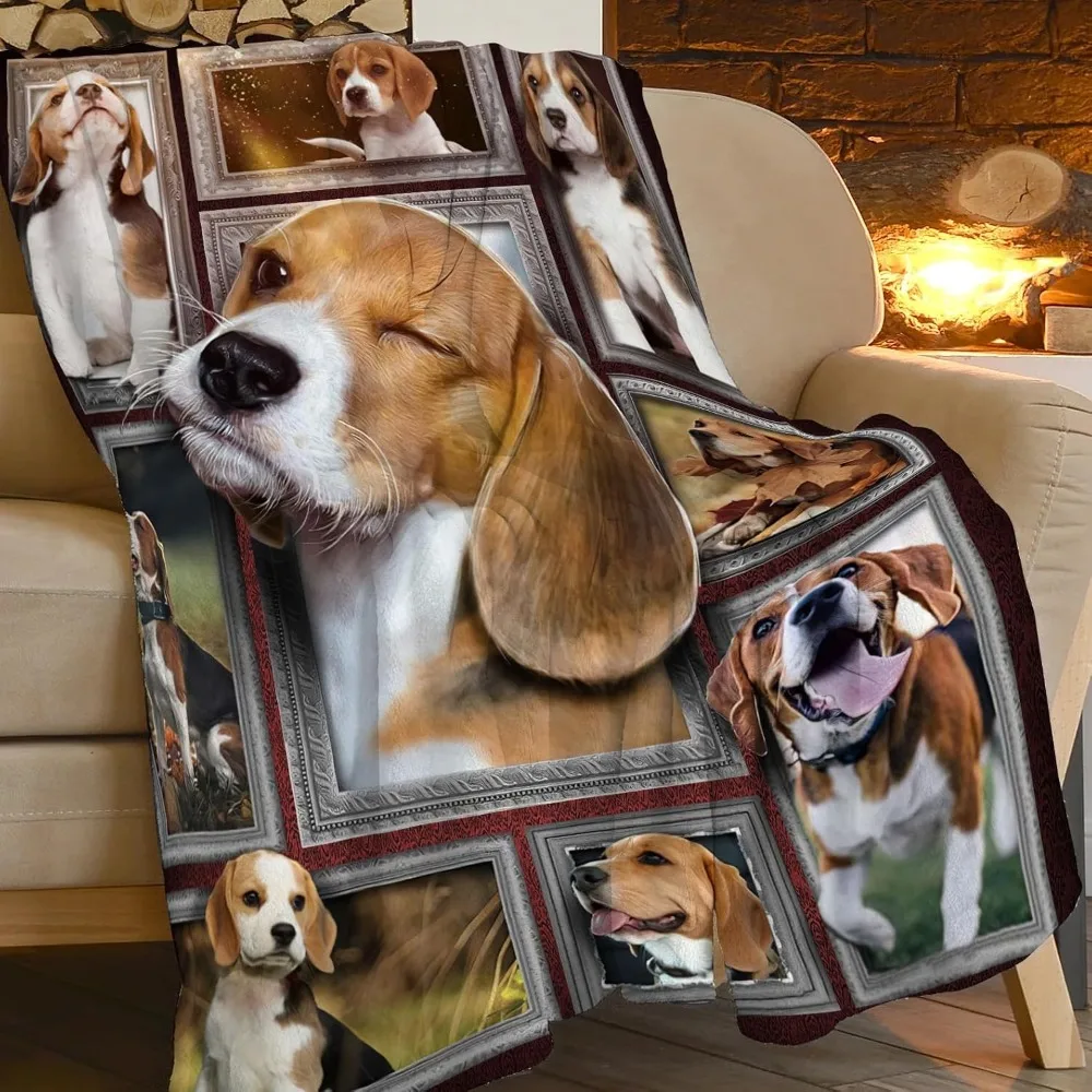 Одеяло Hasdon-Hill Cut с принтом мопса гладкое и мягкое одеяло для мальчиков взрослых