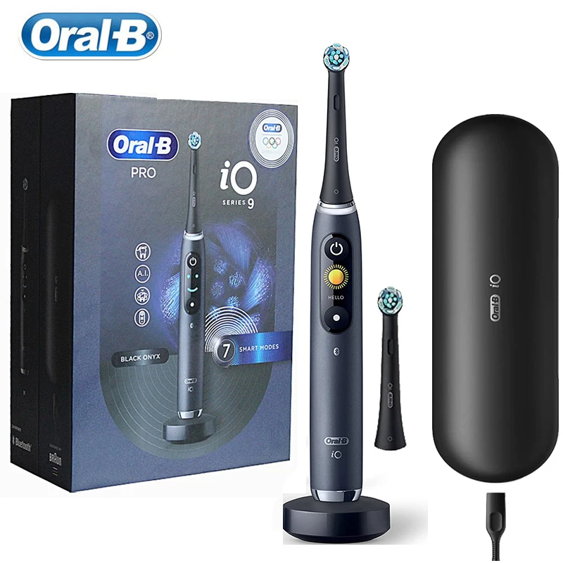 Умная электрическая зубная щетка Oral B iO Series 9 3D с датчиком давления и таймером