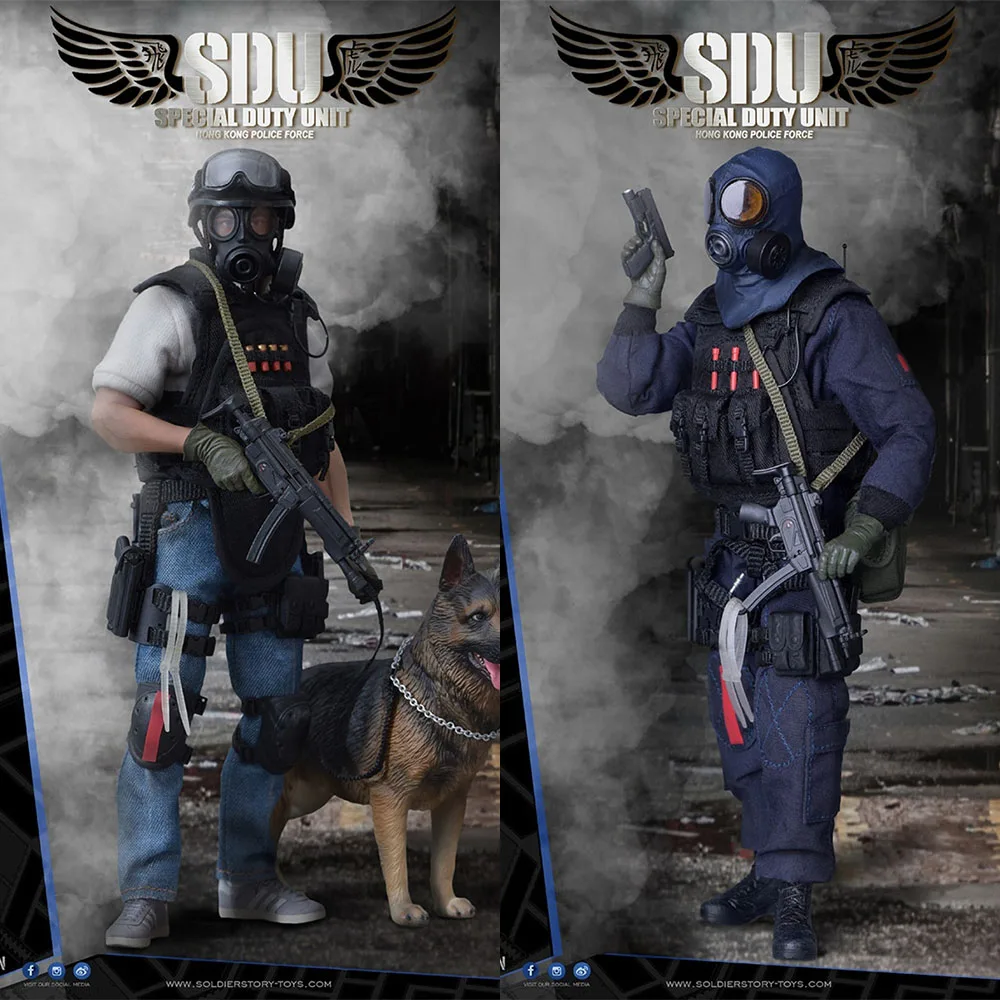 

In Stock SoldierStory SSM-002/SSM-003 1/12 HK SDU Assault Team/Assaulter Canine Handler 6'' Male Solider Action Figure Body