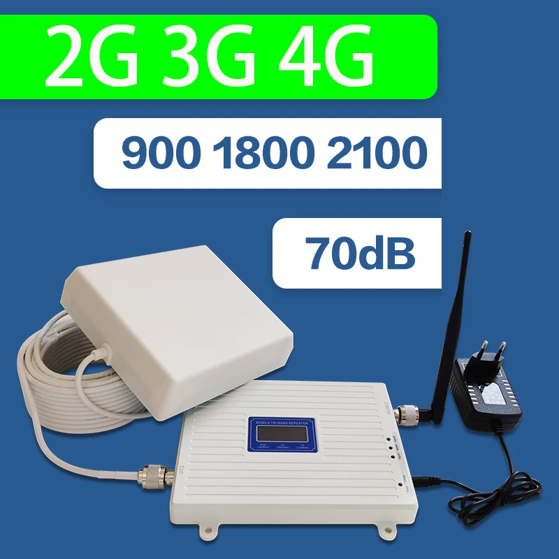 Tanie 3g 4g Wzmacniacz Sygnału Telefon Wzmacniacz Sieci Komórkowych Wzmacniacze Sygnału Internet Wzmacniacz 4g Repeater Gsm 2g 3g 4g 900 1800 2100