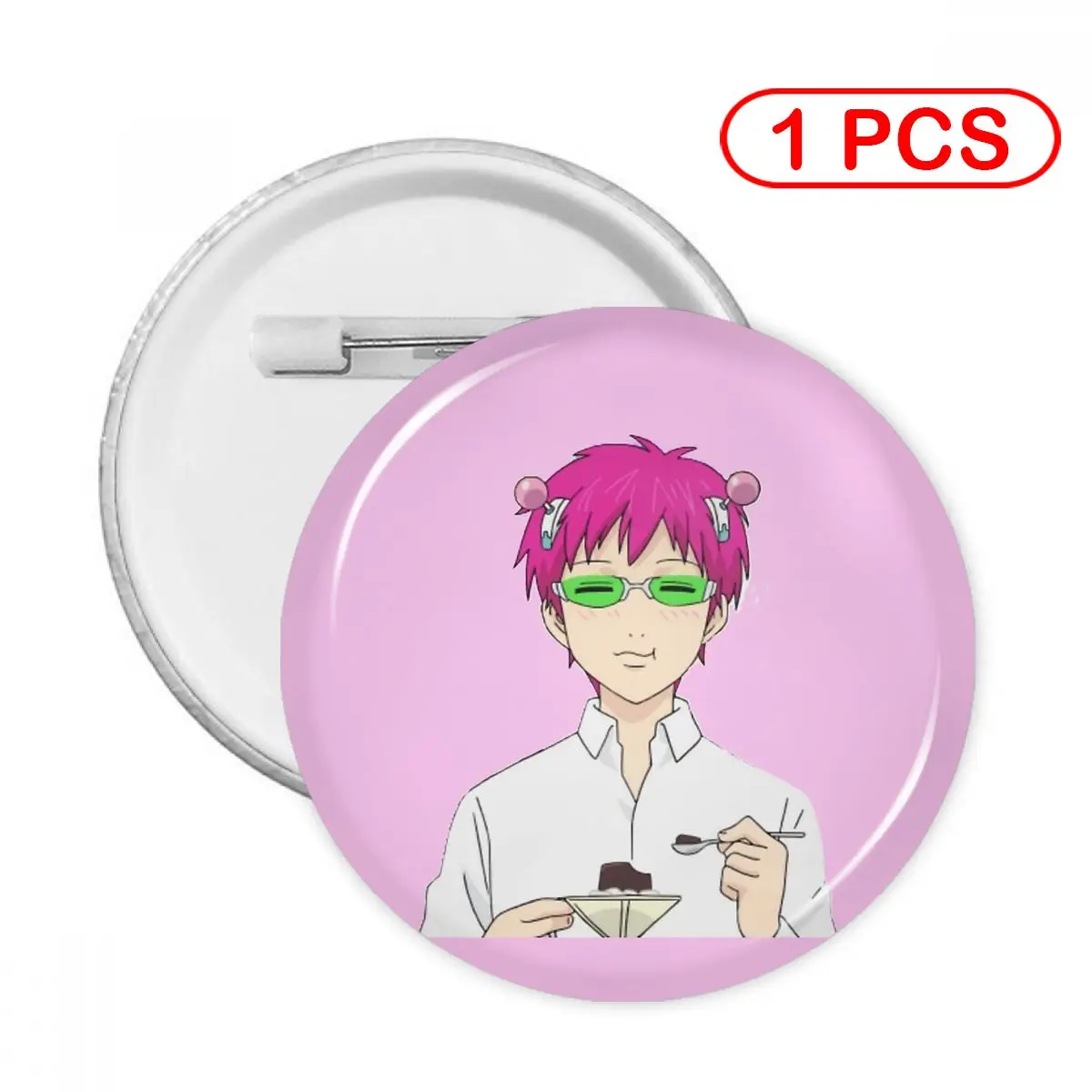 

Soft Button Pin Clothes Brooch Creative Pins Jewelry Decor Cute Badge Kusuo And His Coffee Jelly Women Child Lapel