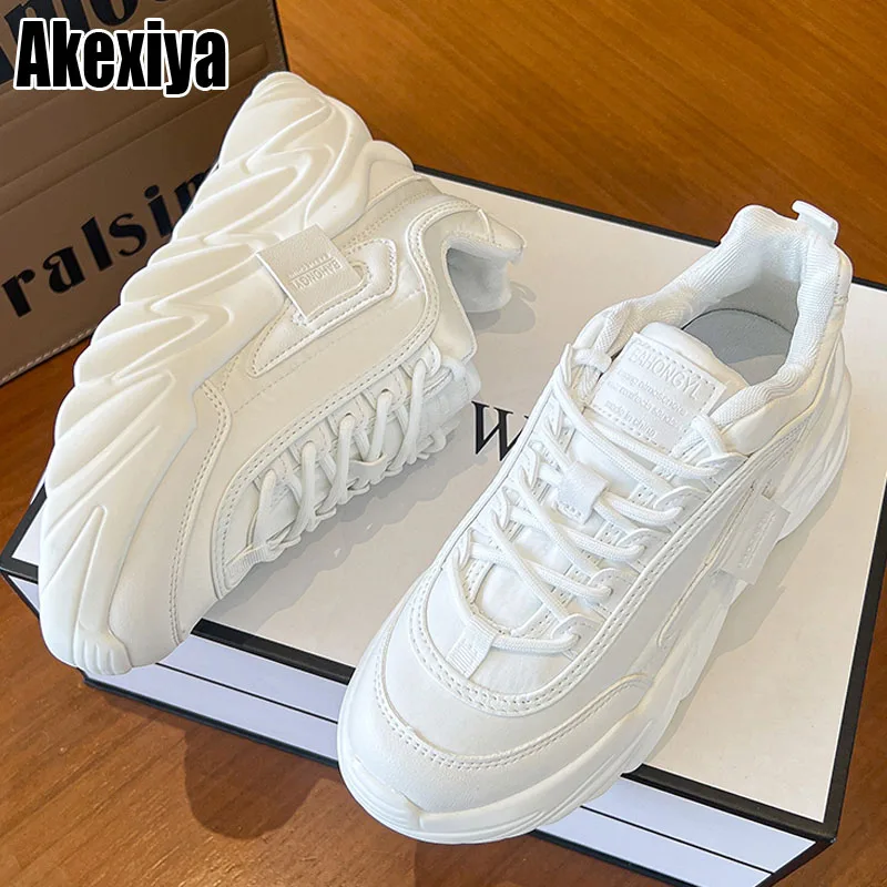 

Женские Дизайнерские кроссовки на толстой подошве, модная дышащая светильник обувь на платформе, модель BC4483, 2022