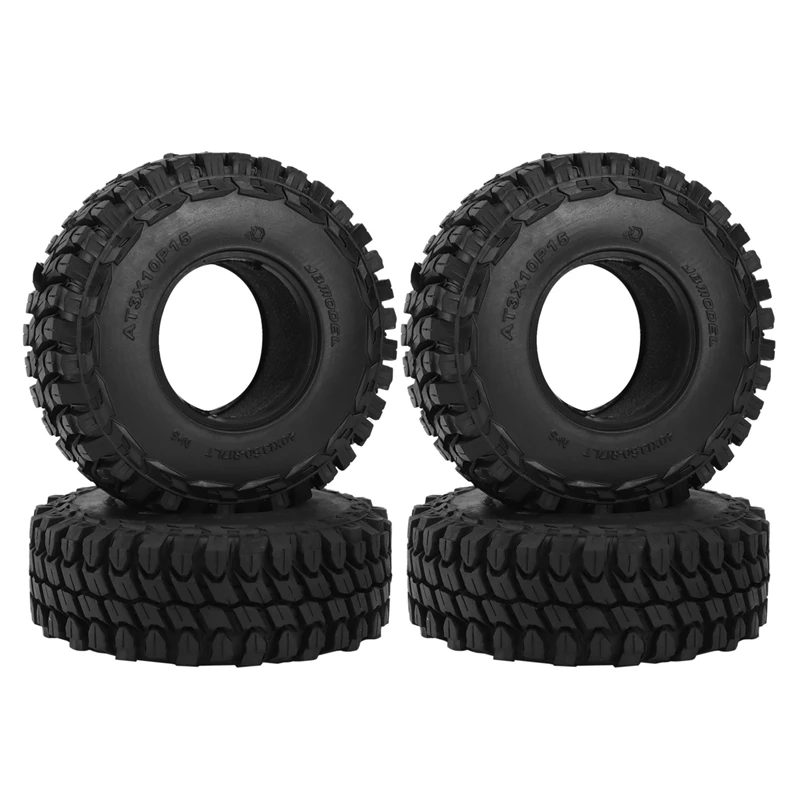 

4PCS 110MM 1.9 Rubber Wheel Tire Tyres For 1/10 RC Crawler Car Axial SCX10 90046 SCX10 III AXI03007 Traxxas TRX4 D90