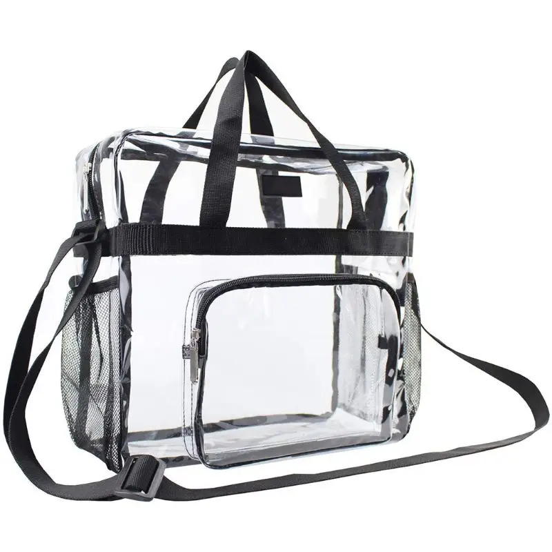 

Women Girl PVC Shoulder Crossbody Gym Clear Bag Transparent Handbag Satchel Tote E74B
