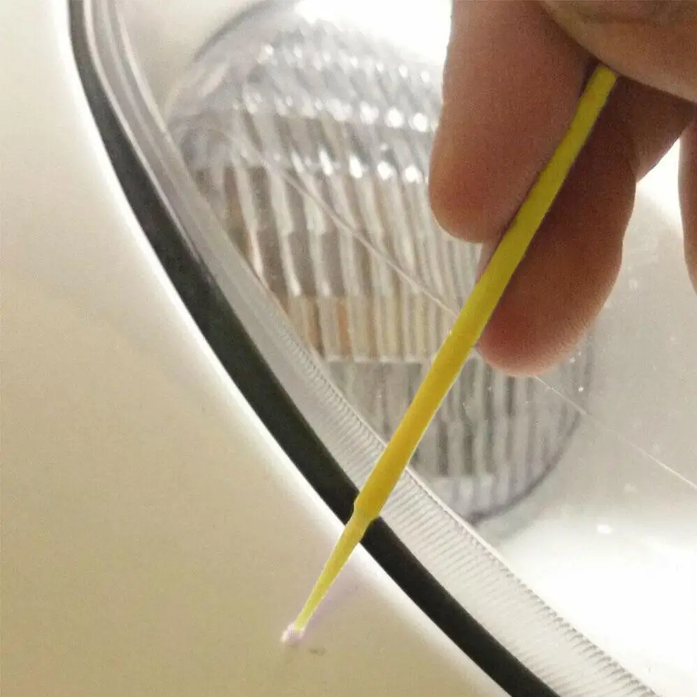 

1mm Micro Tips Car Up Paint Micro Brush Small Applicator Color Accessory Yellow Tools Auto Cleaning S5x0
