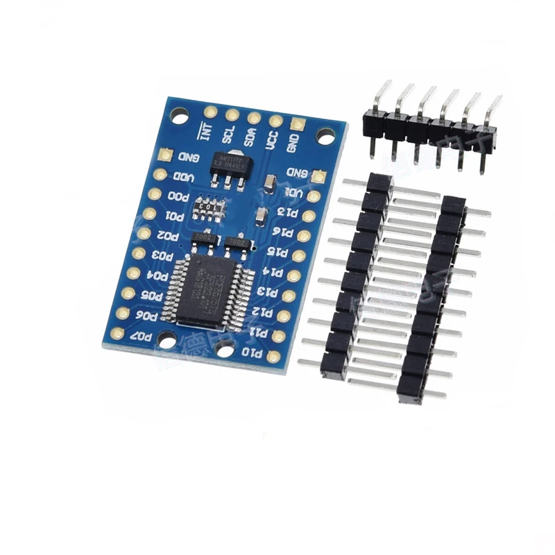 

DC 2.5-5.5V PCF8575TS I/O 16 Bit PCF8575 IIC I2C Expander Module for UNO R3 Relay Buzzer LED with Pin Header