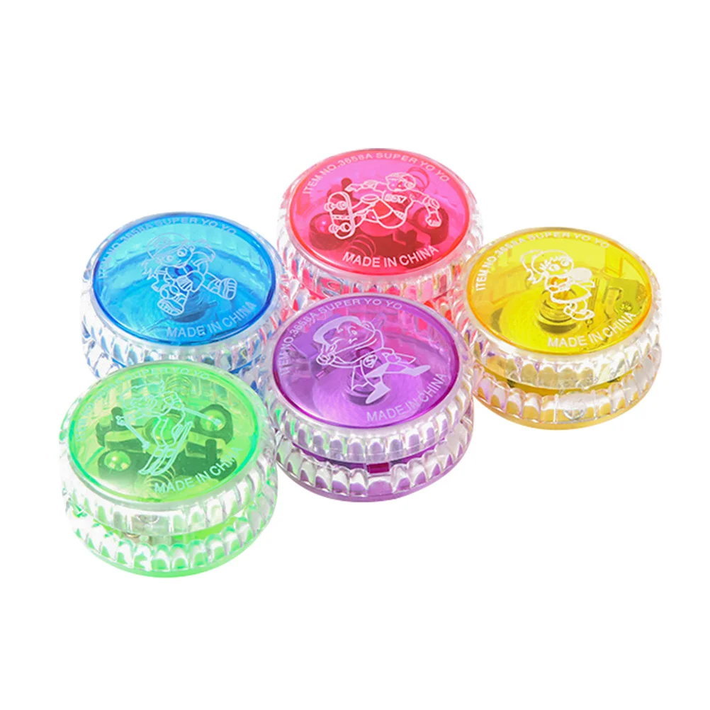 

5pcs LED Flashing Entertaining Yoyo Children Plastic Yo Party Favors
