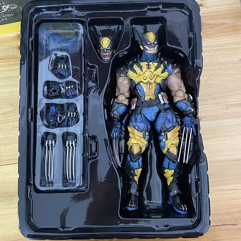 

PLAY ARTS 26cm Marvel X-MEN Wolverine Action Figure Model Toys