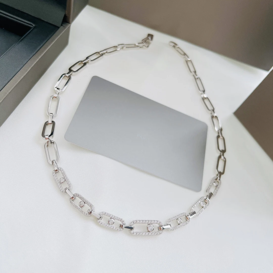 

Original Fashion Luxury Brand 925 Sterling Silver Women's Necklace Original Bracelet Perfect Craftsmanship