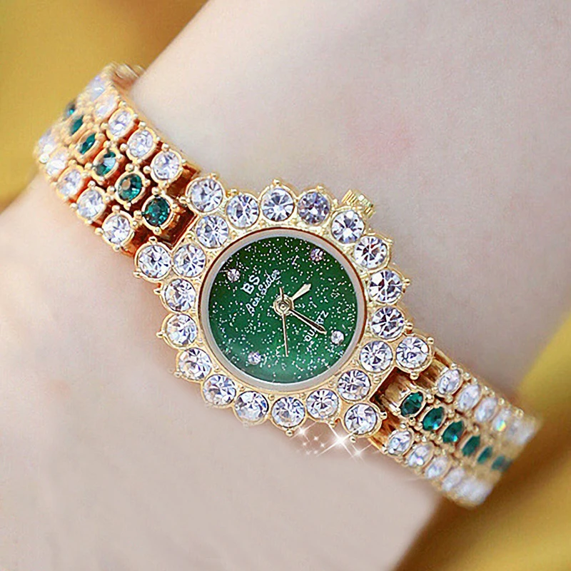 

SMVPWomen Watch Famous Luxury Brands 2022 Crystal Diamond Stainless Steel Small Ladies Watches for Woman Wristwatch Relogio Femi