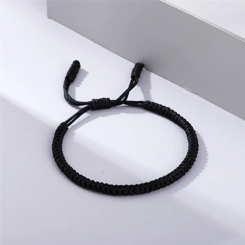 

Trendy Tibetan Buddhist Handmade Knots Rope Budda Bracelet for Women Men Love Lucky Charm Prayer Bracelets&Bangles Friends