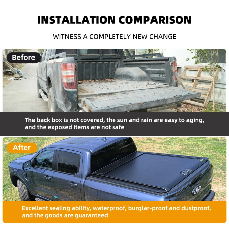 Ford Ranger Wildtrak Пикап Задняя крышка Грузодержание Выдвижной шарнирный