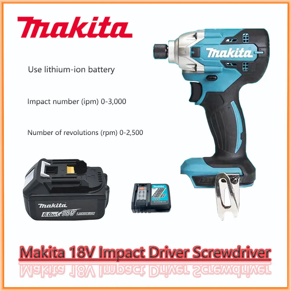 

18V LXT Li-ion Makita DTD156Z Cordless Impact Driver Screwdriver Brushless Power Tool Rechargeable Drill Driver With LED
