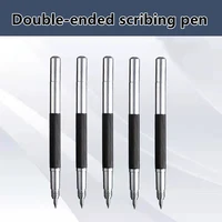 portable alloy double headed tip scriber pen marking engraving tools glass ceramic marker carving knife profile scribing tool