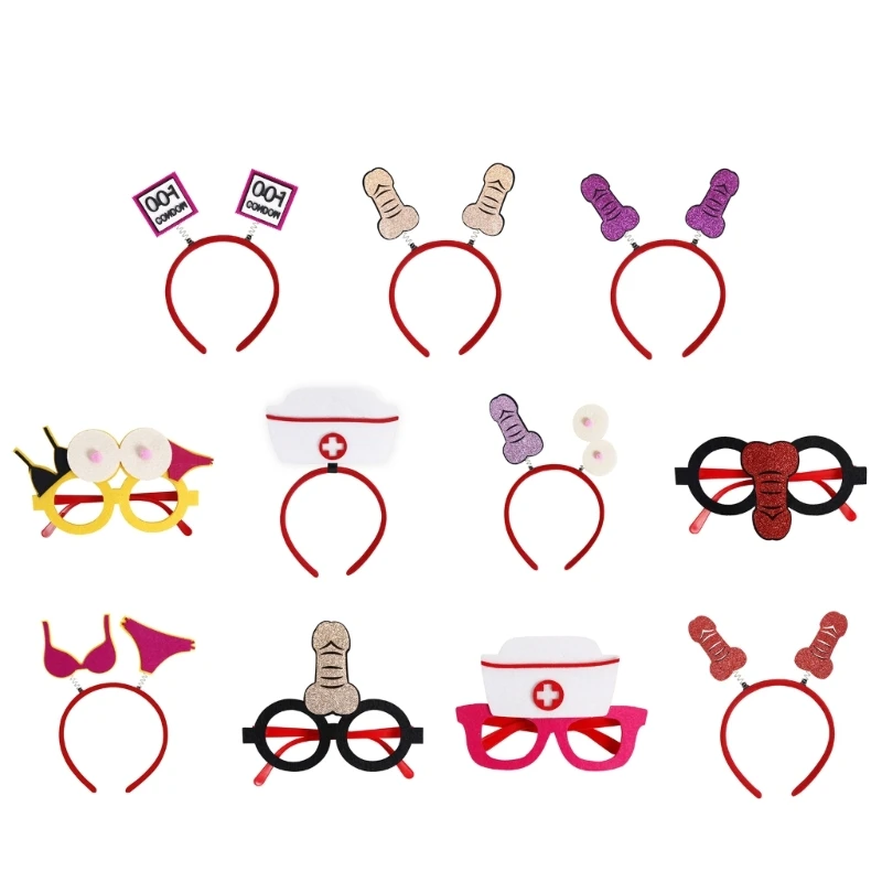 

Bridal Shower Party Decorations Underwear Headband Glasses Hen Party Accessories