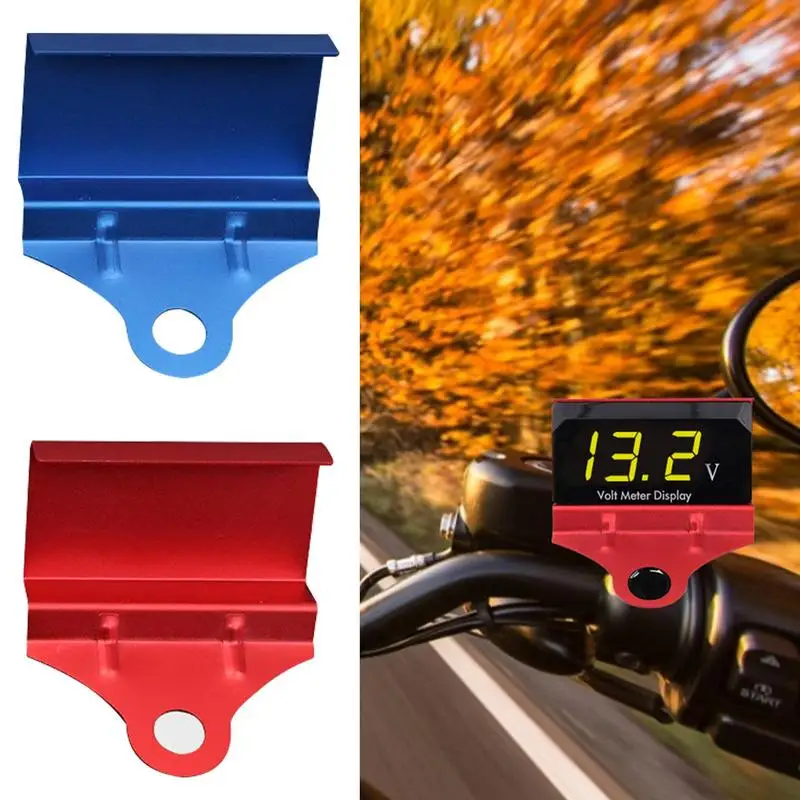 

Motorcycle Electronic Clock Thermometer Voltmeter Bracket Esettable Tach Hour Meter Thermometer Temp Meter For Boats Gas Engine