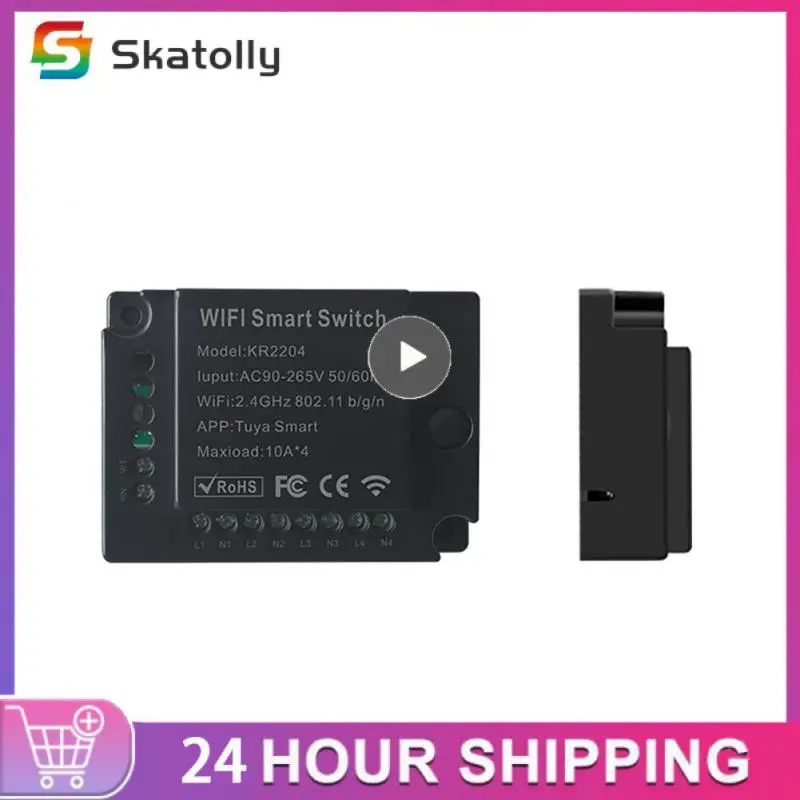

Diy Switch Relay Wireless Remote Control Wireless Controller Voice Control Wifi Smart Universal Breaker Tuya Smart Mini Switch