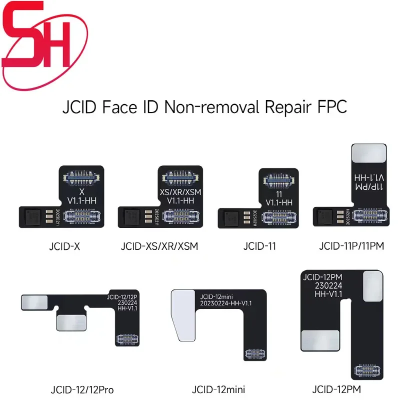 

JC V1SE/V1S Pro активация без внешнего источника питания x-14Pro Max/iPad A12 Face ID Ремонт FPC гибкий кабель (без внешнего источника питания)