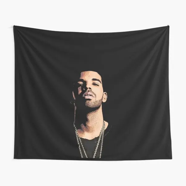 

Drake Cartoon Face Tapestry Living Blanket Mat Travel Home Bedspread Yoga Beautiful Decoration Art Bedroom Decor Towel Room