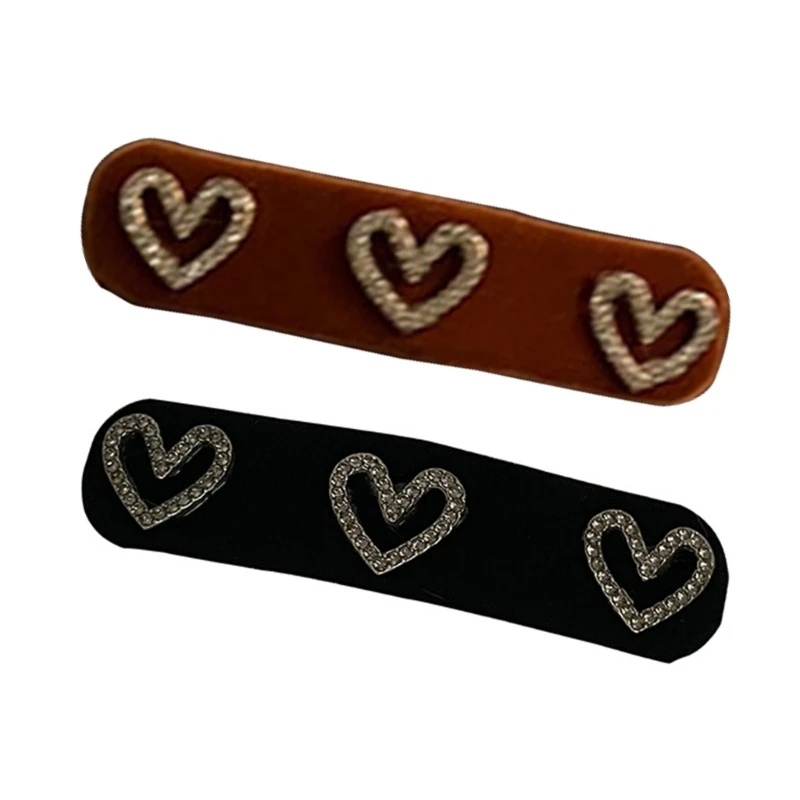 

Элегантная заколка для волос для горячих девушек заколка для волос в форме сердца Бархатная заколка для конского хвоста для девочек-подростков Новинка