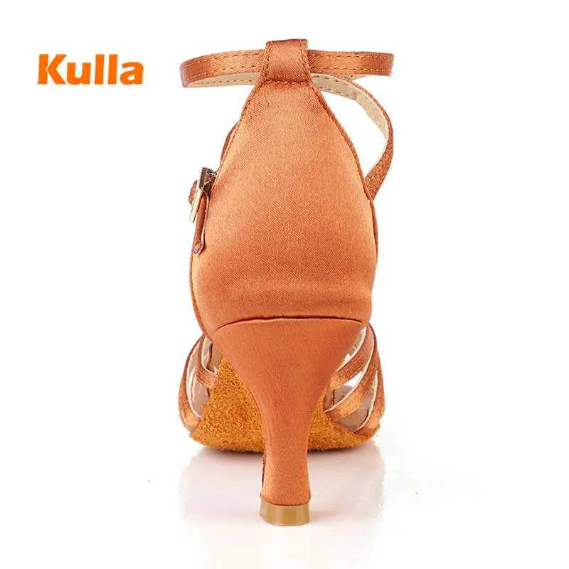 Latin Dance Shoes For Women High-heeled Adult Female Sandals Soft Sole Indoor Ballroom Tango Shoe Woman's Salsa Dancing Shoes
