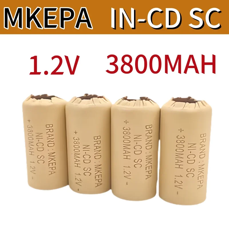 1 2 В 3800 мАч Ni-Cd SC Сменная батарея Сменные игрушечные отвертки Электрическая дрель