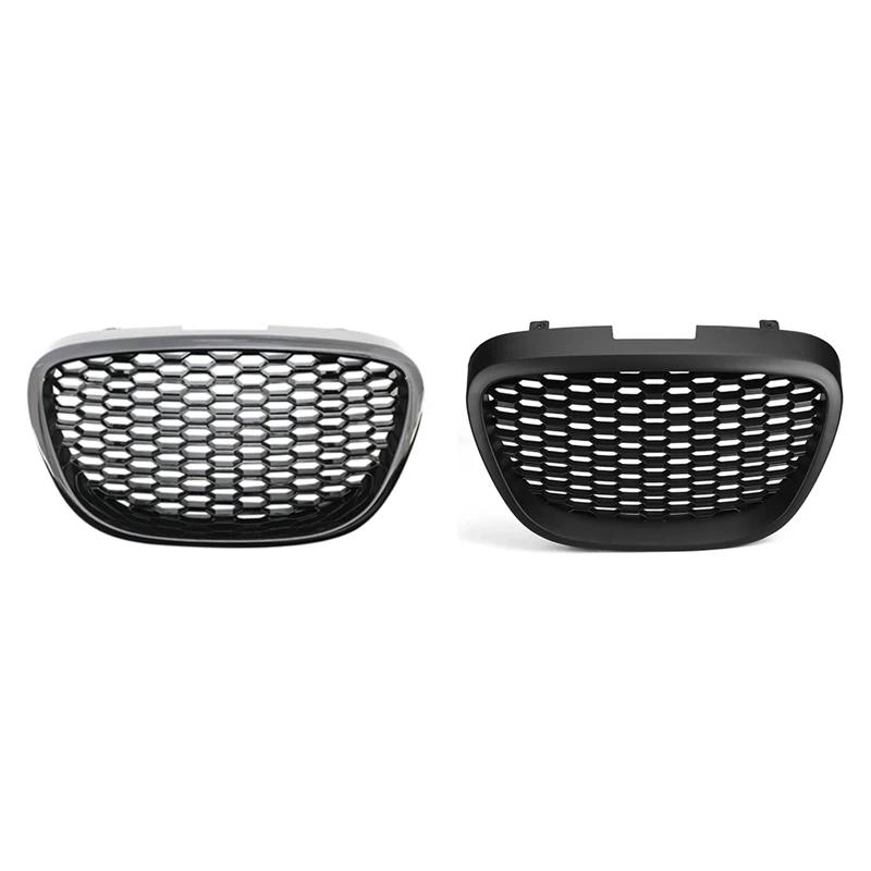 

1 Piece Car Front Kidney Grille Hood Grill Replacement Exterior Parts For Seat Leon MK2 1P 2006-2009 (Bright Black)