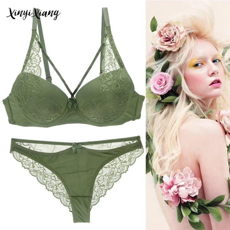 Комплект кружевного нижнего белья больших размеров удобный сексуальный костюм