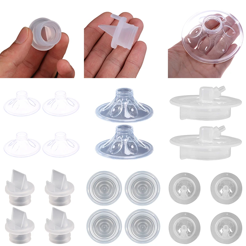 1/2/5pcs Backflow Protection Breast Pump Accessory Duckbill Valve Solid Color Breast Pumps Accessories