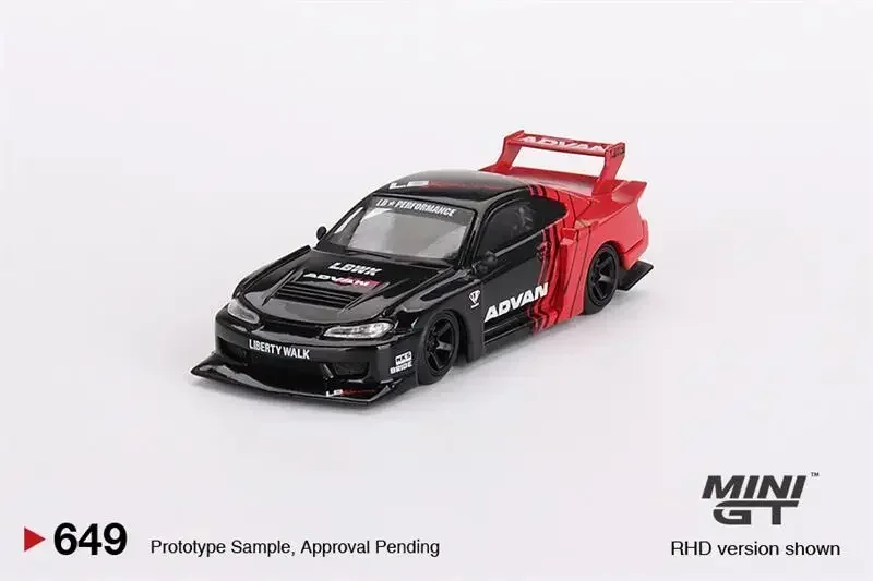 Мини GT 1:64 фунта-супер силуэт ADVAN RHD литая модель автомобиля