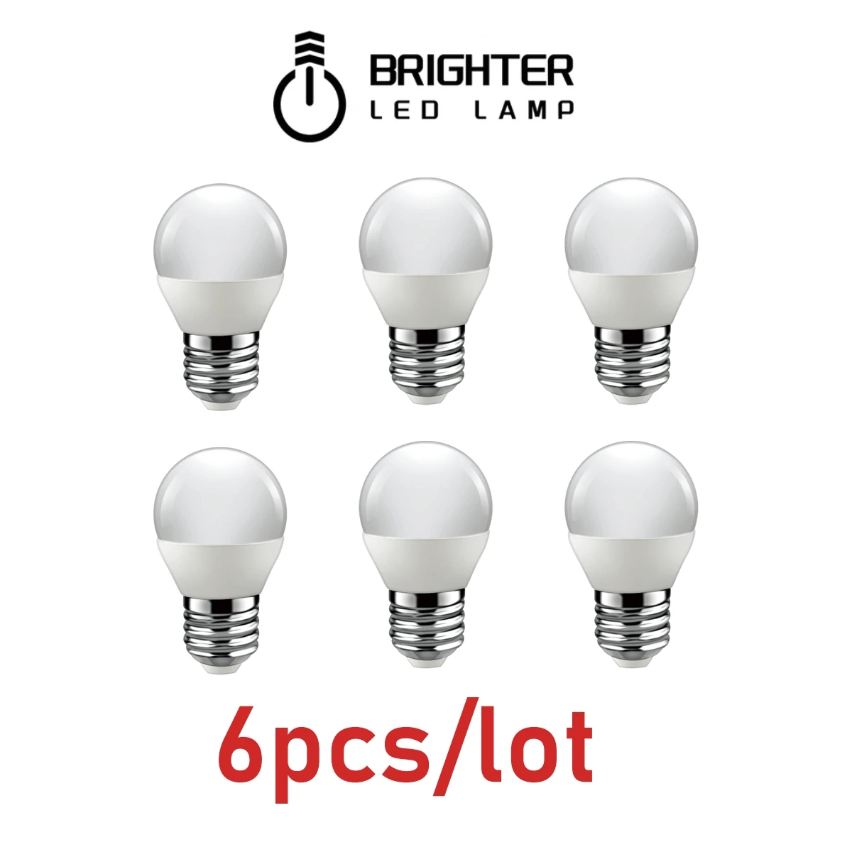 Led Bulb For Home Decoration Office G45 3W-7w E14 E27 3000k 4000K 6000k Lampada 6pcs/lot 220v-240v Led Lamp Bombillas