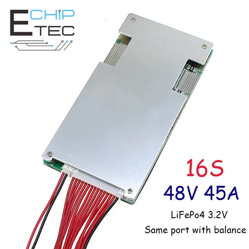 

16S 48V Lithium Iron Phosphate 3.2V LiFePo4 Battery Protection Board Protection Board BMS