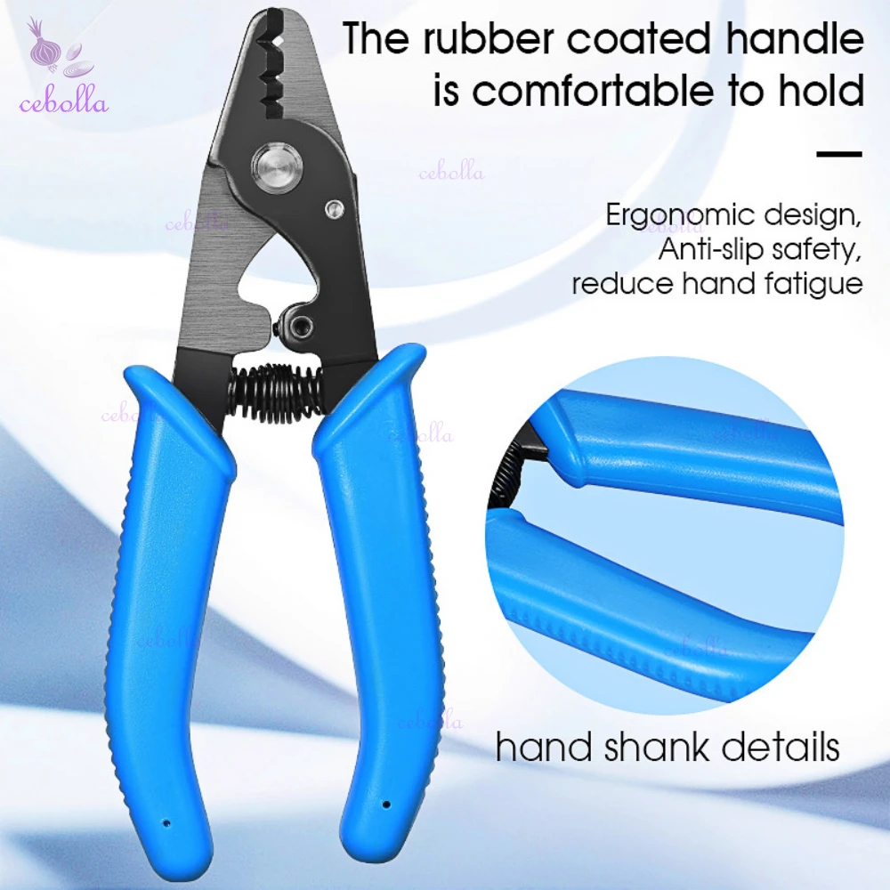 

COMPTYCO Three-port Optic Stripping Plier Tool VCFS-33 Fiber Optical Stripper Pliers Wire Strippers FTTH Tools Free shipping