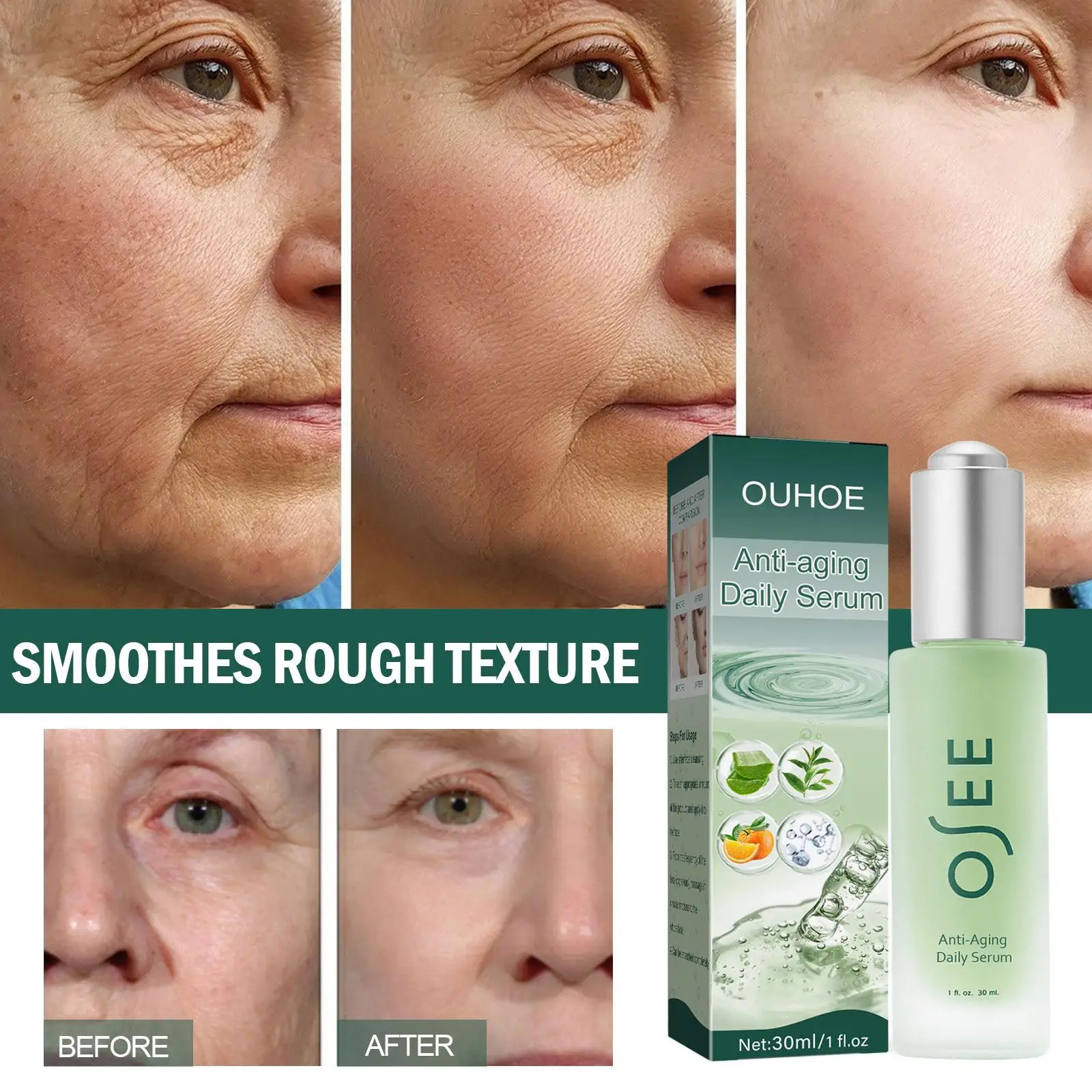 

OSEE Advanced Deep Anti-wrinkle Serum Anti Aging Daily Serum Improve Fine Lines Lifting Shrink Pores Moisturize Skin Care